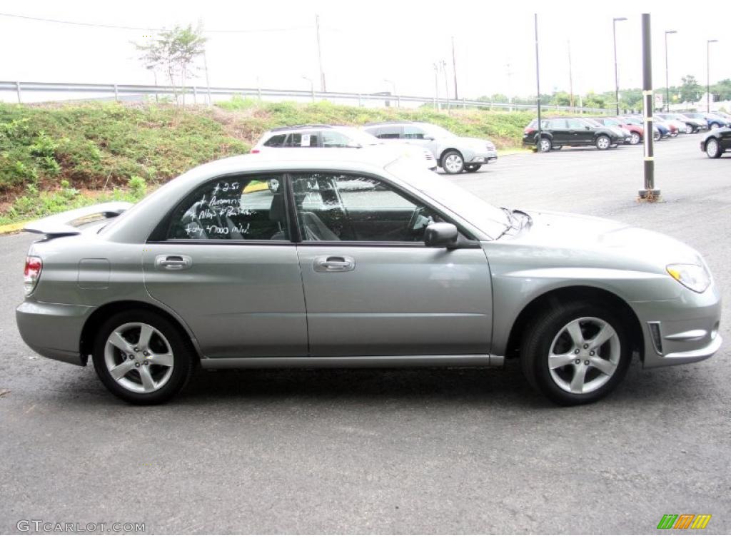 2007 Impreza 2.5i Sedan - Crystal Gray Metallic / Anthracite Black photo #4