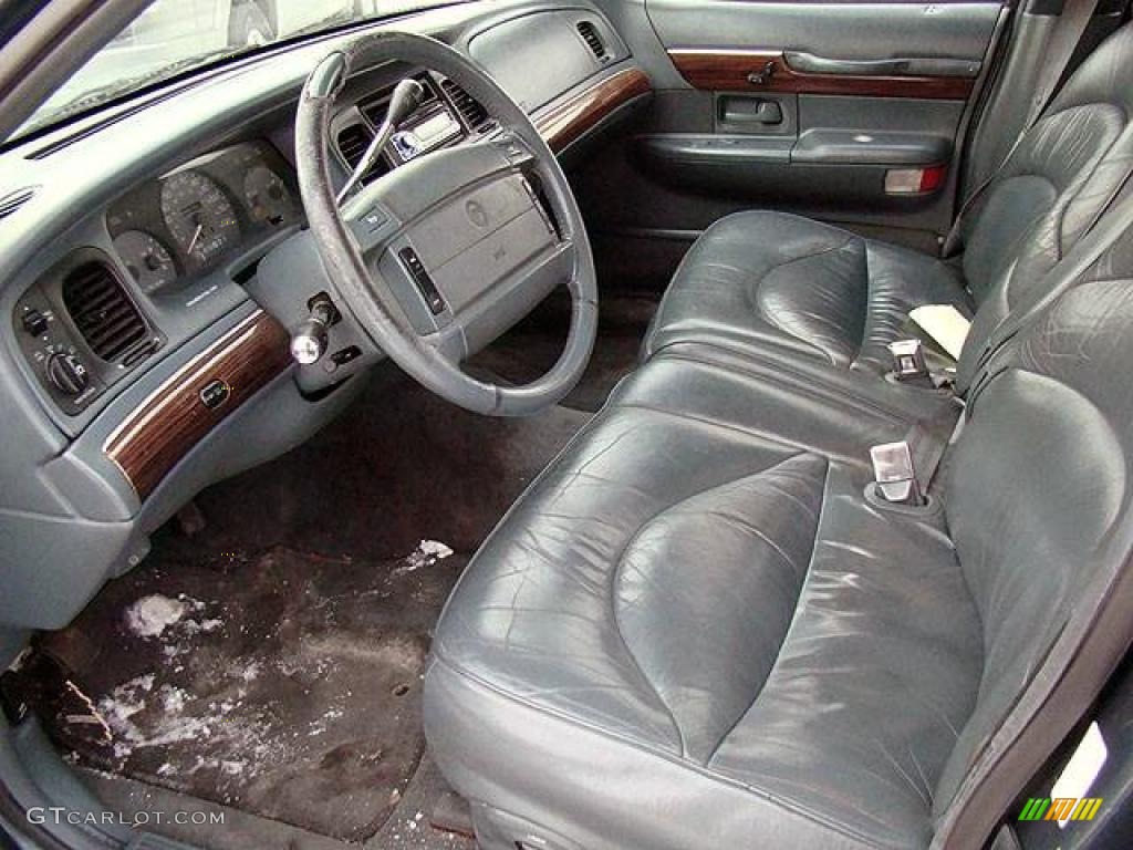 1995 Grand Marquis LS - Medium Willow Green Metallic / Grey photo #4