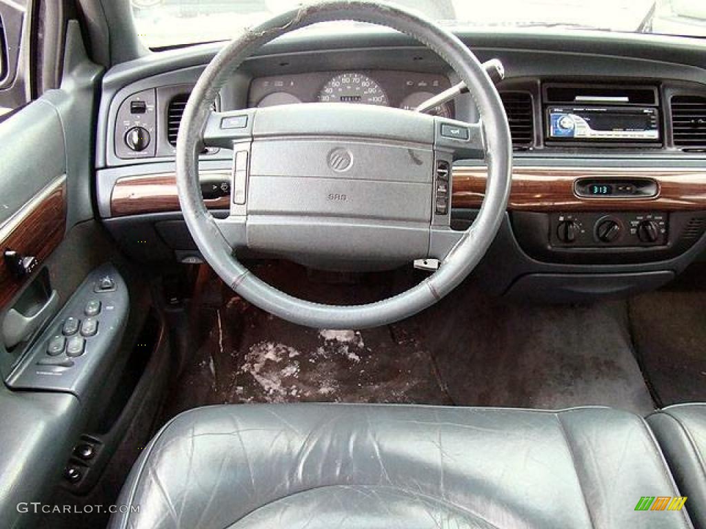 1995 Grand Marquis LS - Medium Willow Green Metallic / Grey photo #6