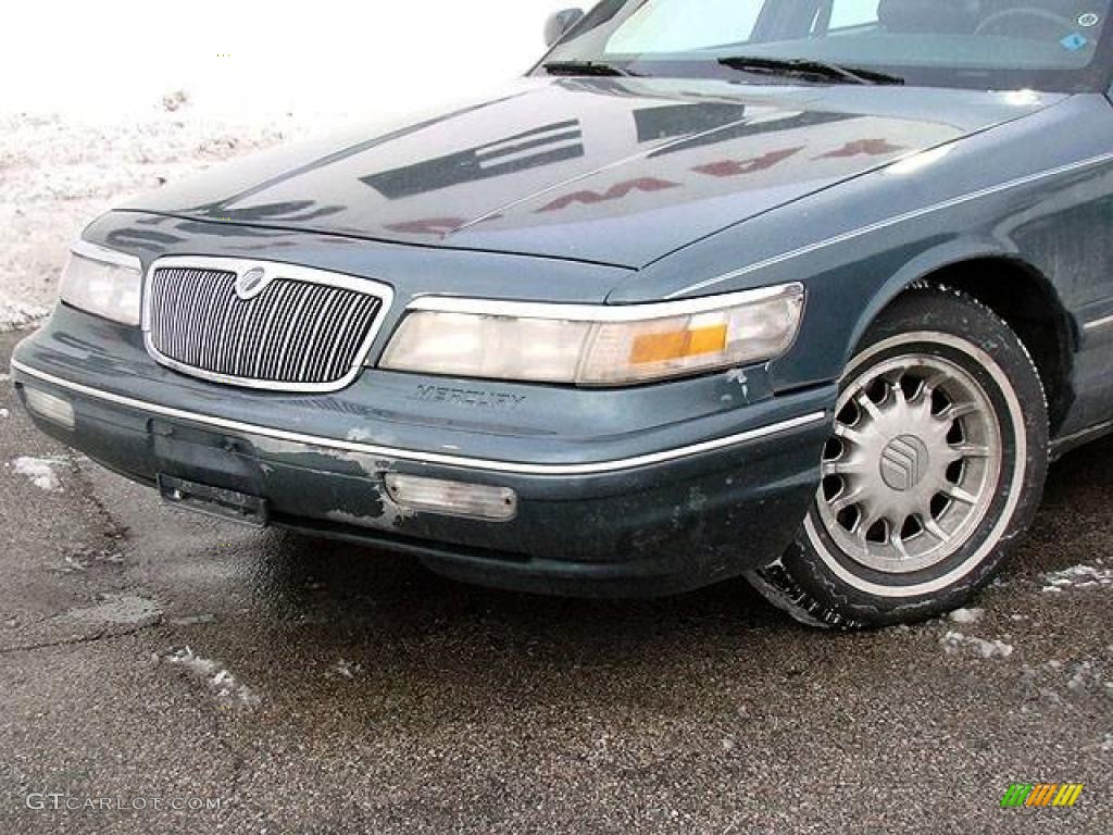 1995 Grand Marquis LS - Medium Willow Green Metallic / Grey photo #7
