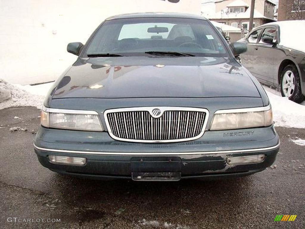 1995 Grand Marquis LS - Medium Willow Green Metallic / Grey photo #8