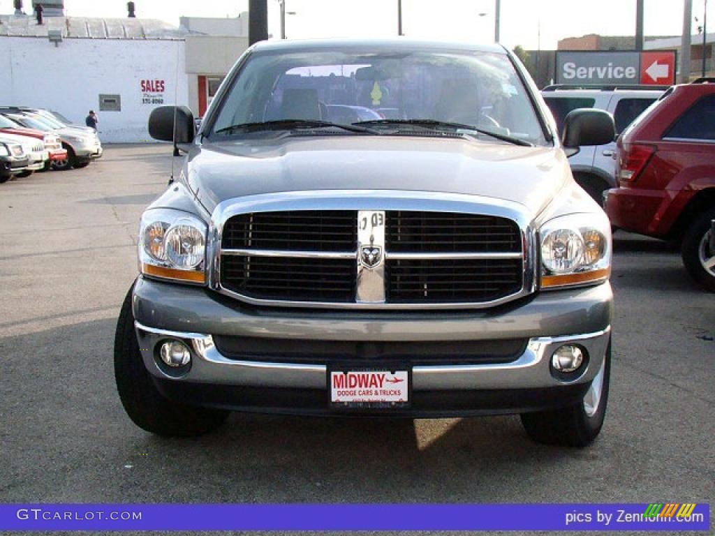 2006 Ram 1500 SLT Quad Cab - Mineral Gray Metallic / Medium Slate Gray photo #8