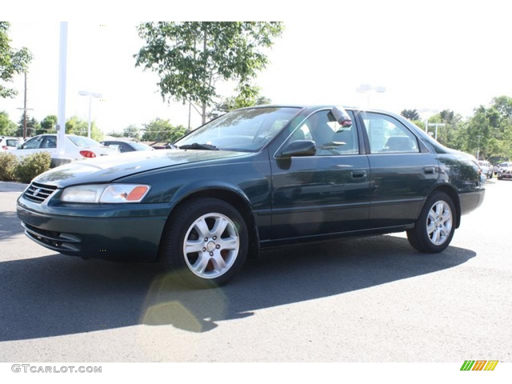 1998 Camry LE - Dark Green Metallic / Gray photo #5