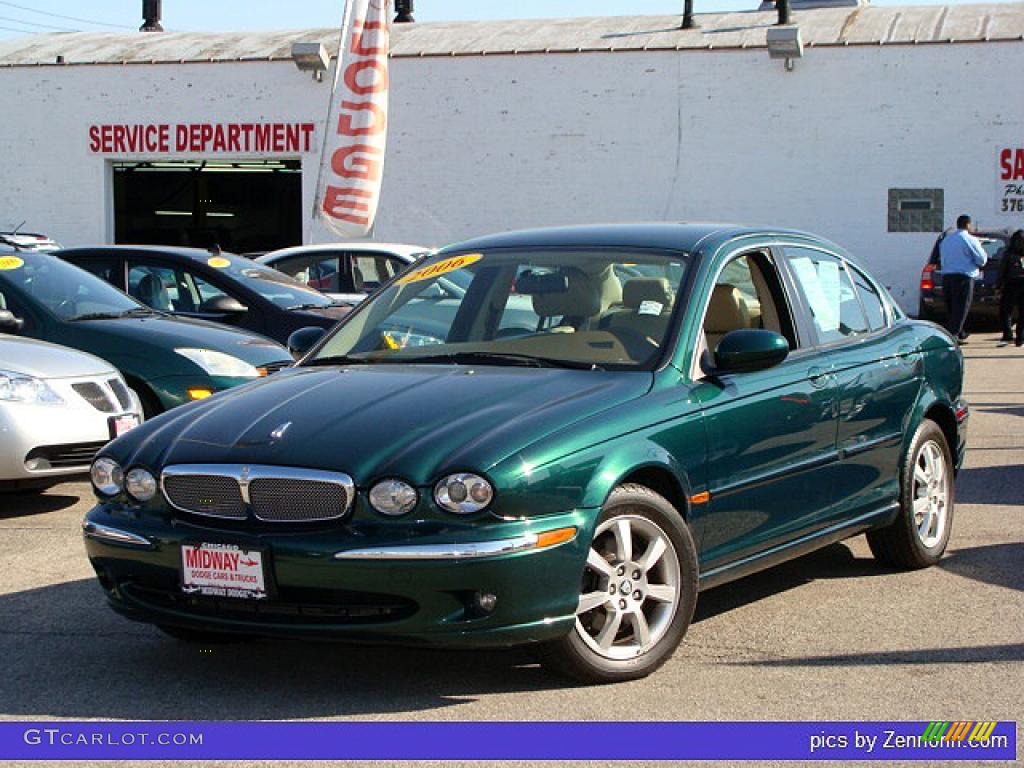 2006 X-Type 3.0 - Jaguar Racing Green Metallic / Champagne photo #1