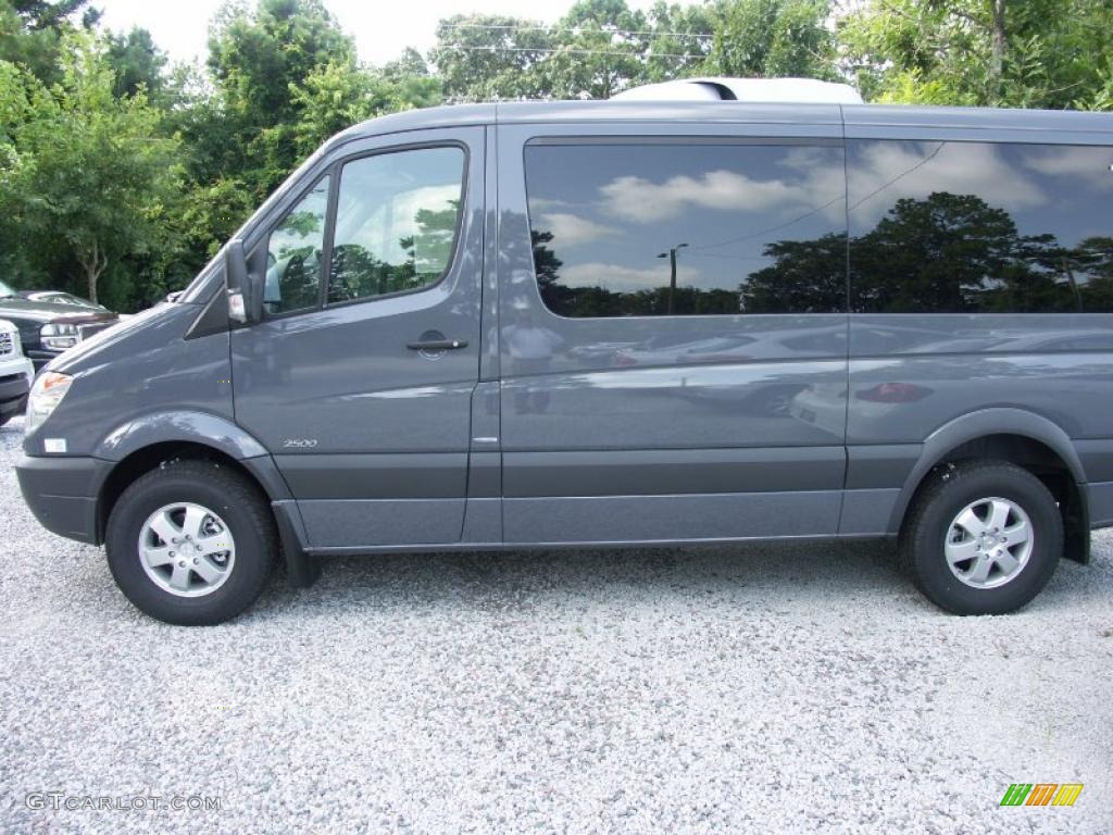 2010 Sprinter 2500 Passenger Van - Graphite Gray / Black photo #2
