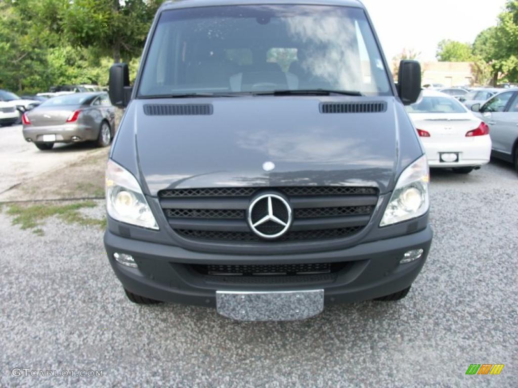 2010 Sprinter 2500 Passenger Van - Graphite Gray / Black photo #3