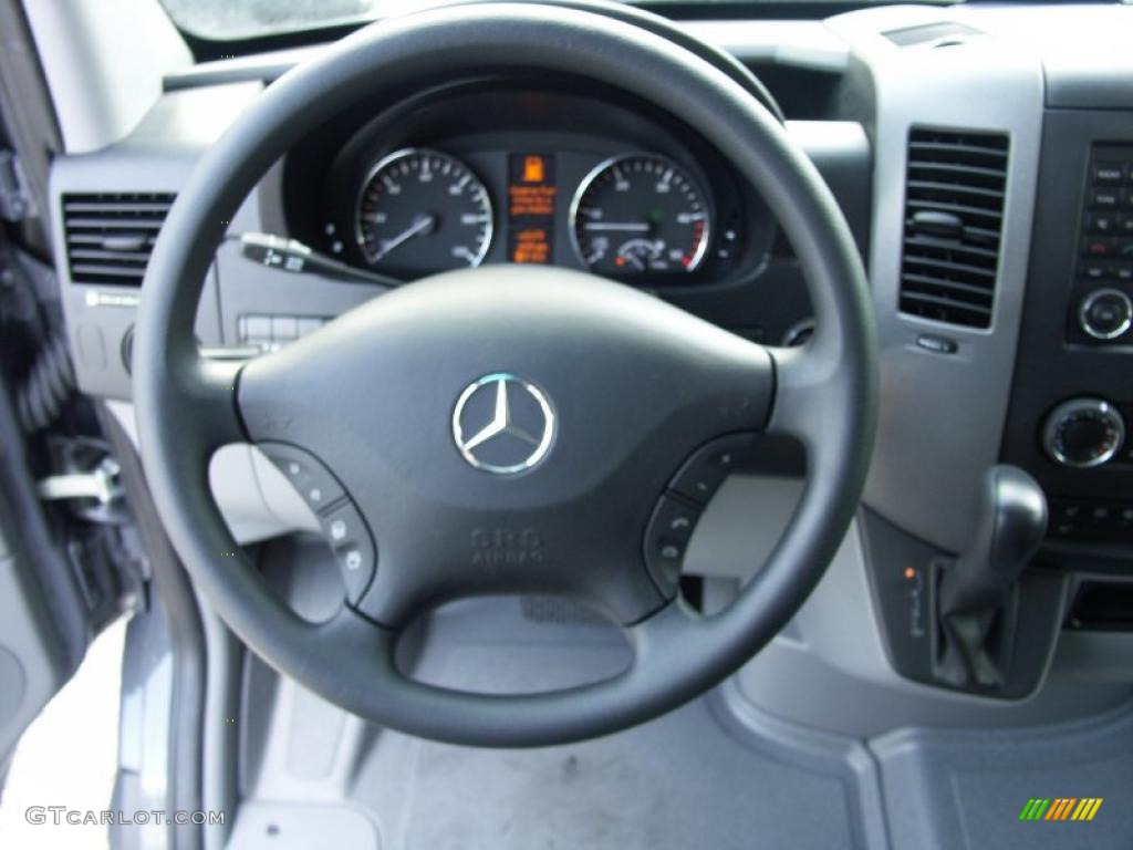 2010 Sprinter 2500 Passenger Van - Graphite Gray / Black photo #12