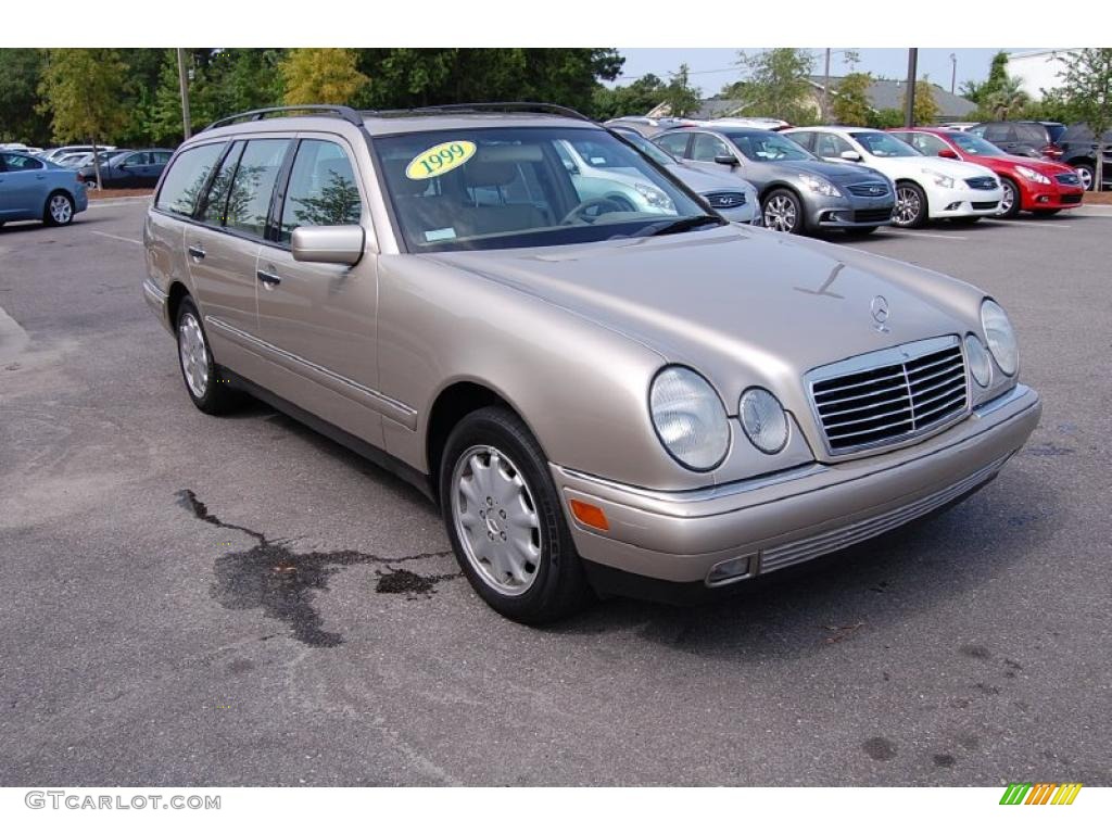 1999 E 320 4Matic Wagon - Smoke Silver Metallic / Parchment photo #1