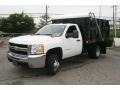 Summit White 2009 Chevrolet Silverado 3500HD Work Truck Regular Cab 4x4 Chassis