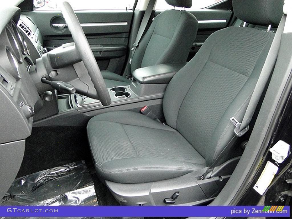 2008 Charger SXT AWD - Brilliant Black Crystal Pearl / Dark Slate Gray photo #3