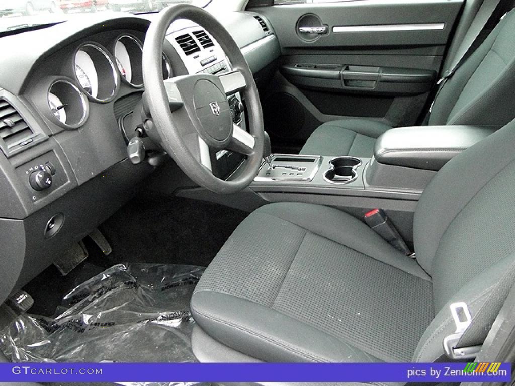 2008 Charger SXT AWD - Brilliant Black Crystal Pearl / Dark Slate Gray photo #4