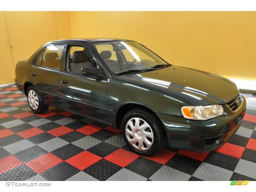 2002 Corolla CE - Woodland Pearl / Light Charcoal photo #1
