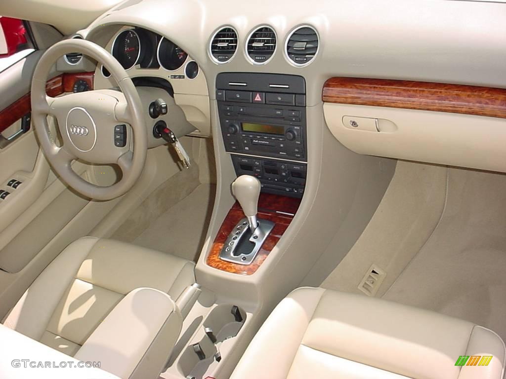 2006 A4 1.8T Cabriolet - Amulet Red / Beige photo #12