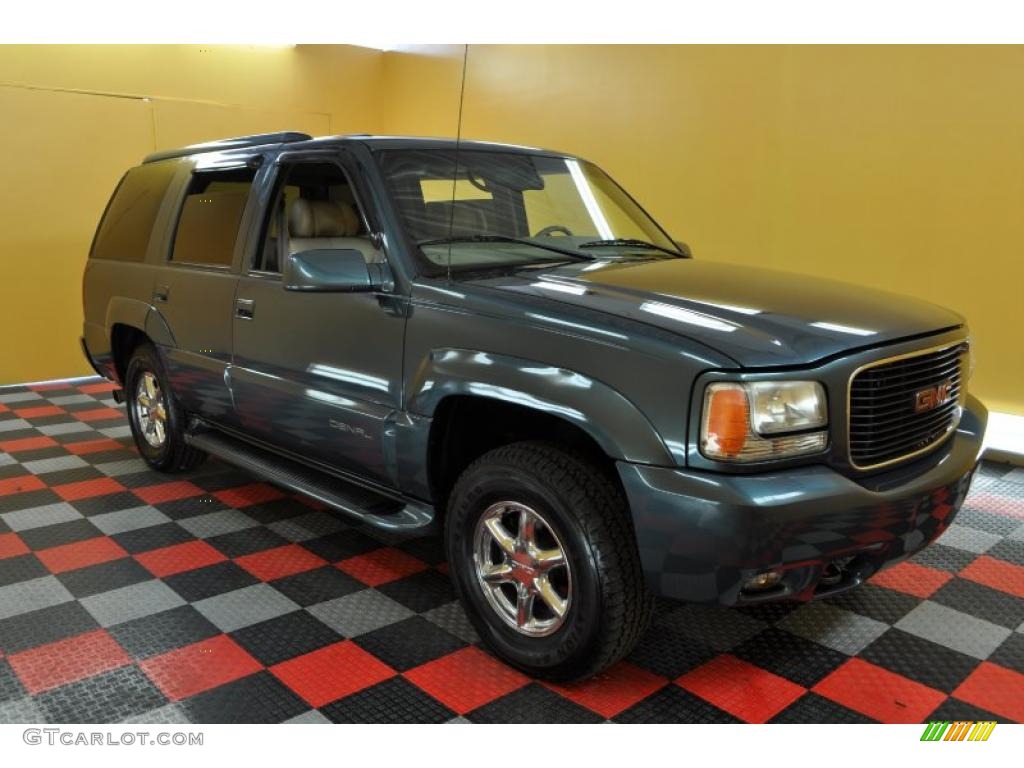 1999 Yukon Denali 4x4 - Spruce Green Metallic / Neutral photo #1