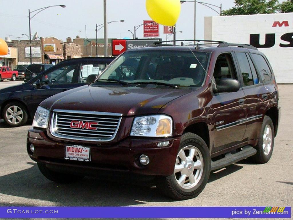 2006 Envoy SLE - Cranberry Red Metallic / Light Gray photo #1