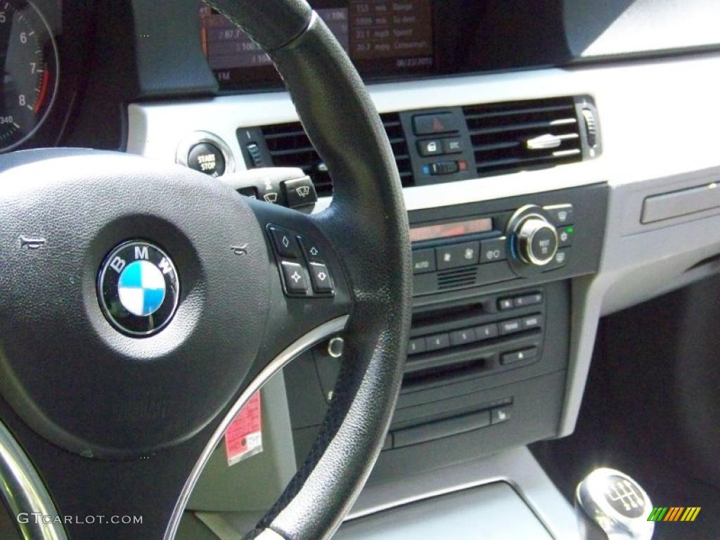 2007 3 Series 335i Coupe - Montego Blue Metallic / Grey photo #22