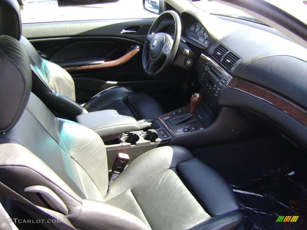 2004 3 Series 325i Coupe - Jet Black / Black photo #9