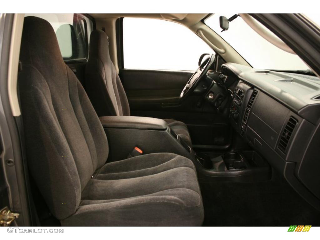 2003 Dakota Regular Cab - Graphite Metallic / Dark Slate Gray photo #13