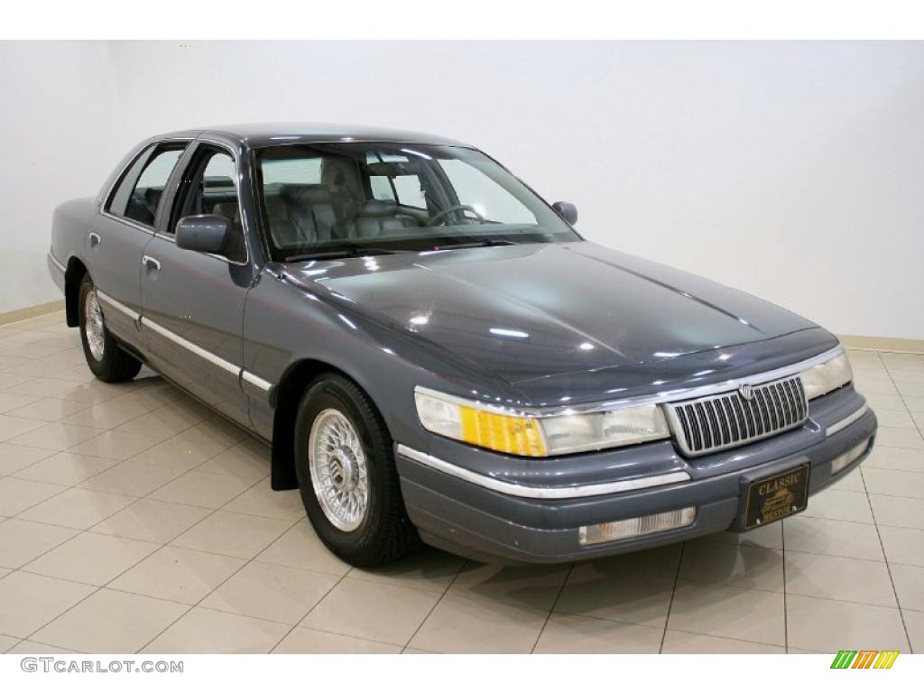 1993 Grand Marquis LS - Opal Grey Metallic / Grey photo #1