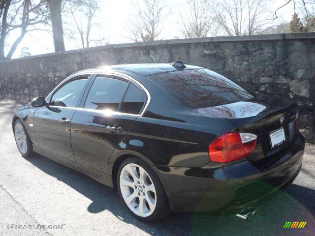 2006 3 Series 330i Sedan - Black Sapphire Metallic / Terra/Black Dakota Leather photo #13