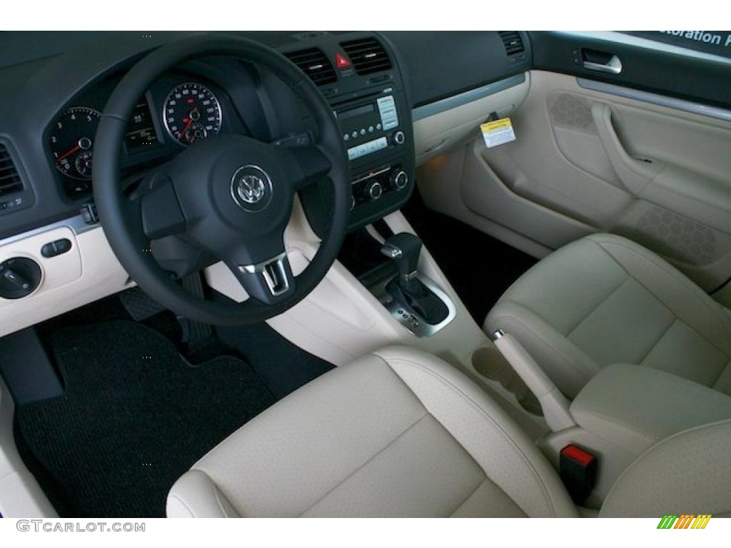 2010 Jetta Limited Edition Sedan - White Gold Metallic / Cornsilk Beige photo #14