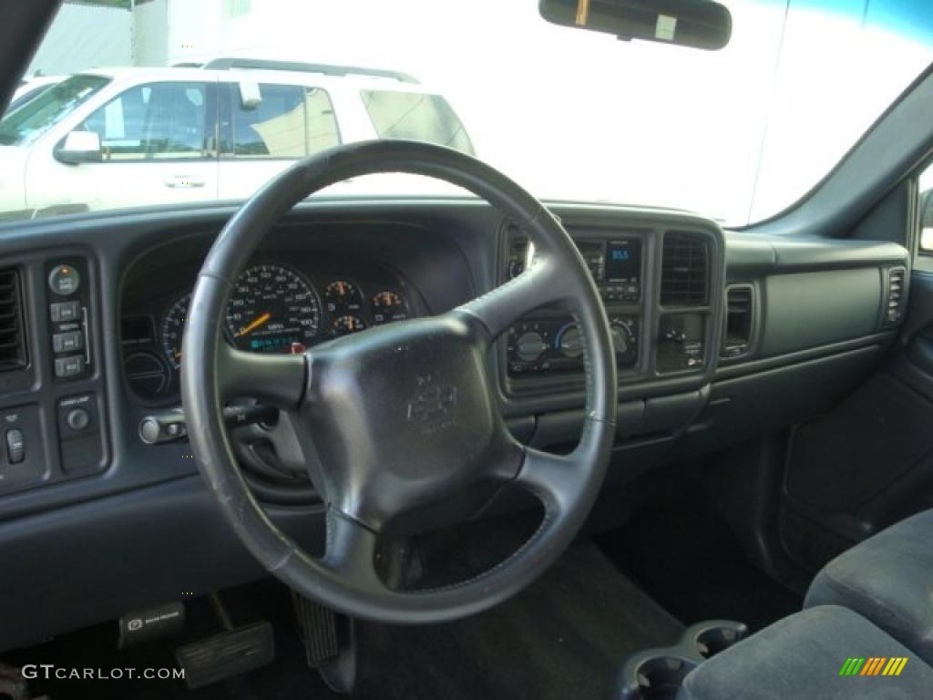 2001 Silverado 1500 LS Extended Cab 4x4 - Medium Green Pearl Metallic / Graphite photo #14