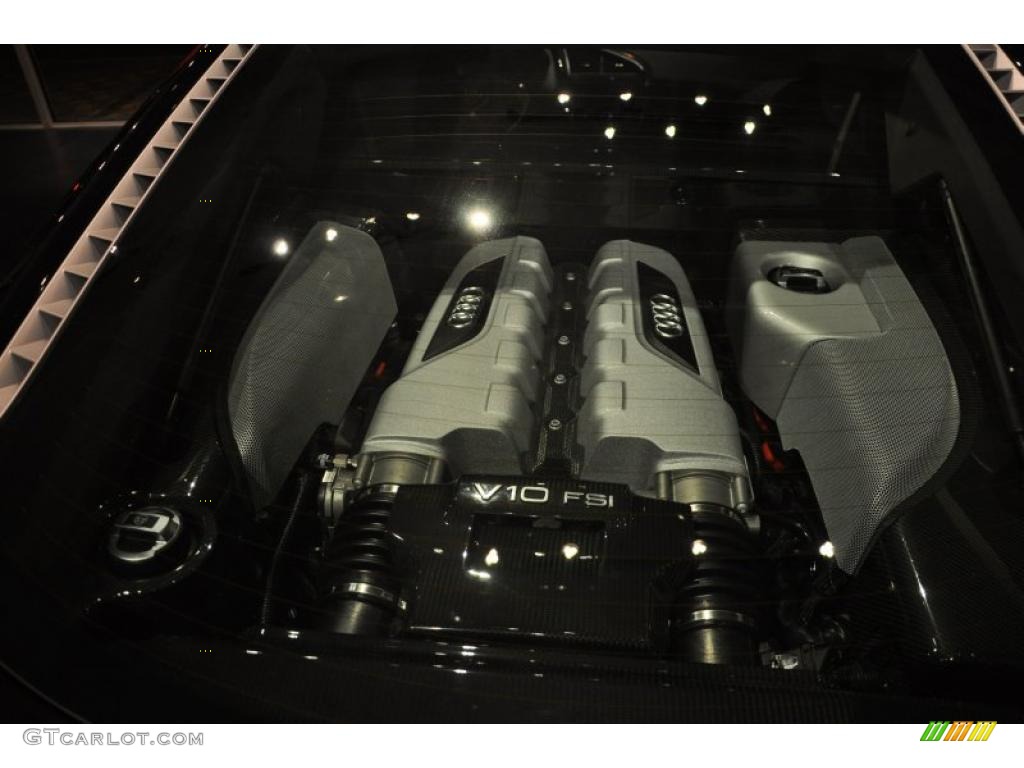 2010 R8 5.2 FSI quattro - Phantom Black Pearl Effect / Fine Nappa Black Leather photo #30