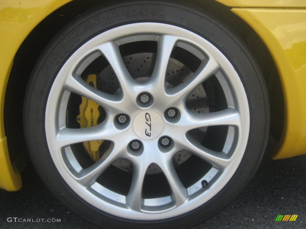 2004 911 GT3 - Speed Yellow / Black photo #22