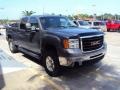 2008 Steel Gray Metallic GMC Sierra 2500HD SLT Crew Cab 4x4  photo #6