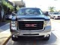 2008 Steel Gray Metallic GMC Sierra 2500HD SLT Crew Cab 4x4  photo #7