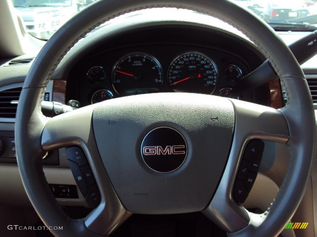 2008 Sierra 2500HD SLT Crew Cab 4x4 - Steel Gray Metallic / Dark Titanium/Light Titanium photo #8