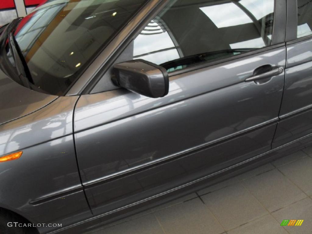2003 3 Series 325i Sedan - Steel Grey Metallic / Black photo #3