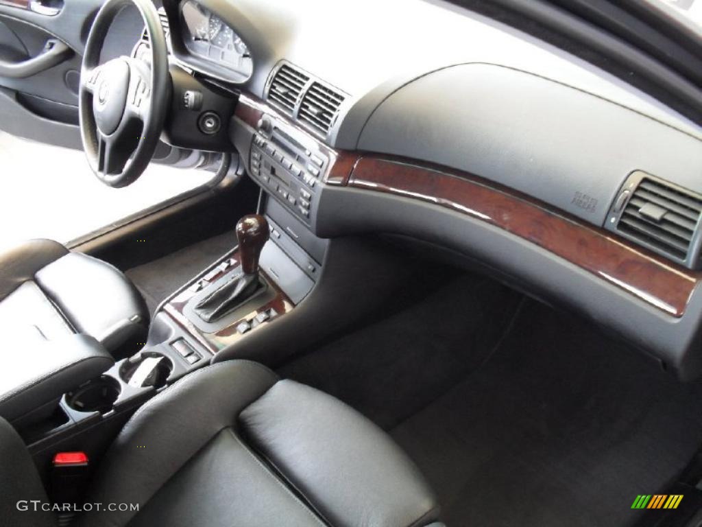 2003 3 Series 325i Sedan - Steel Grey Metallic / Black photo #17