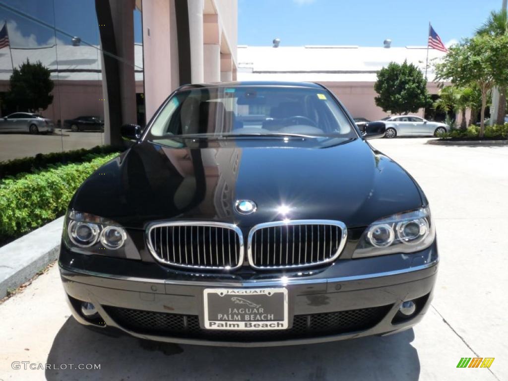 2008 7 Series 750i Sedan - Jet Black / Black photo #3