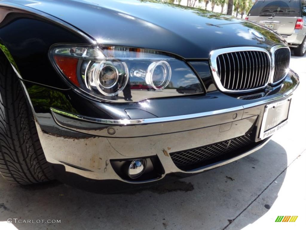2008 7 Series 750i Sedan - Jet Black / Black photo #10