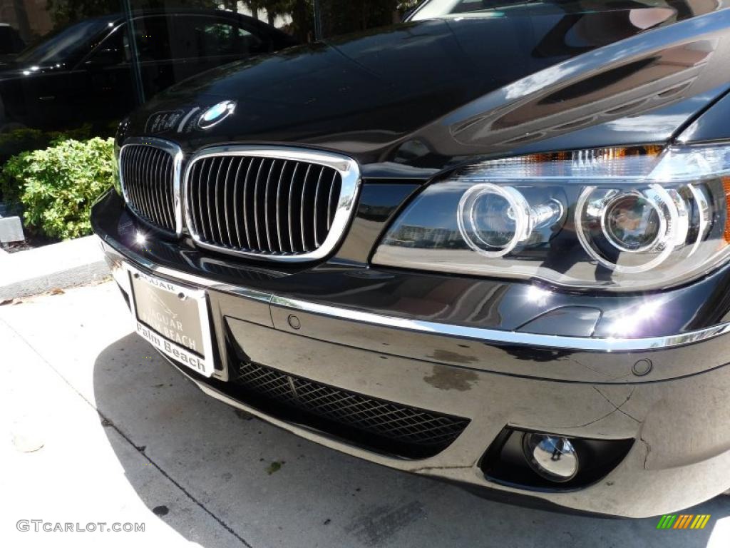 2008 7 Series 750i Sedan - Jet Black / Black photo #11