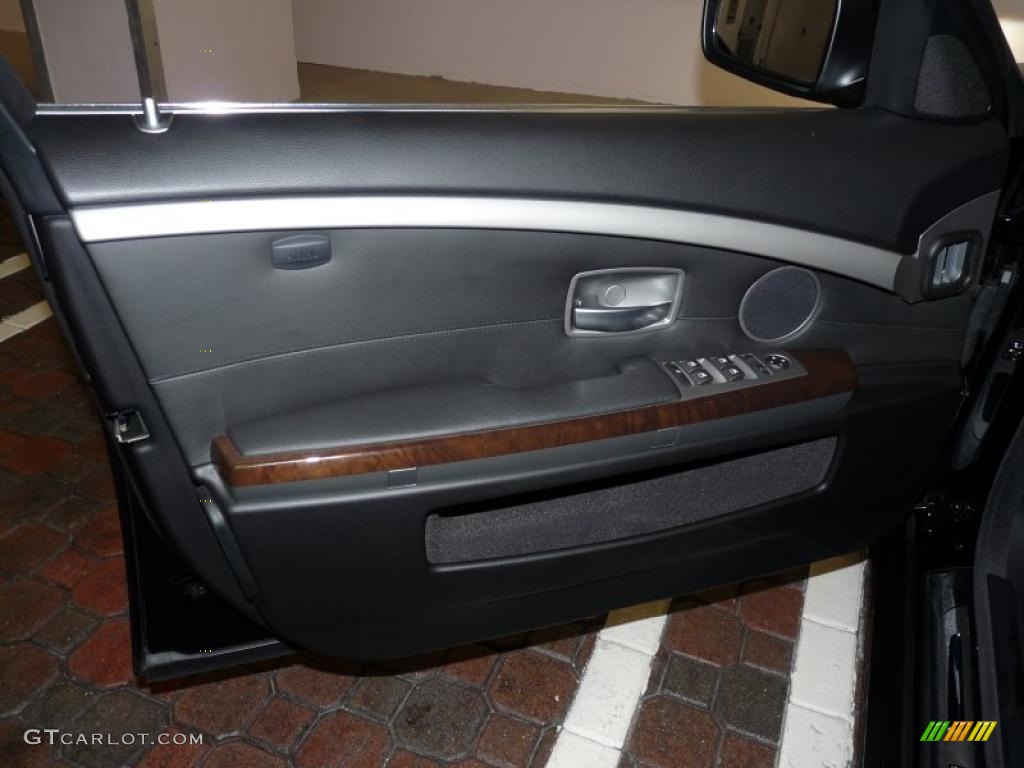 2008 7 Series 750i Sedan - Jet Black / Black photo #16