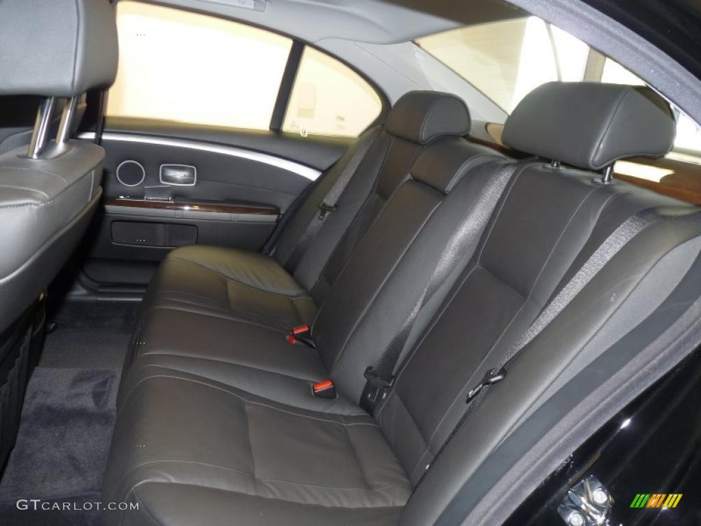 2008 7 Series 750i Sedan - Jet Black / Black photo #21