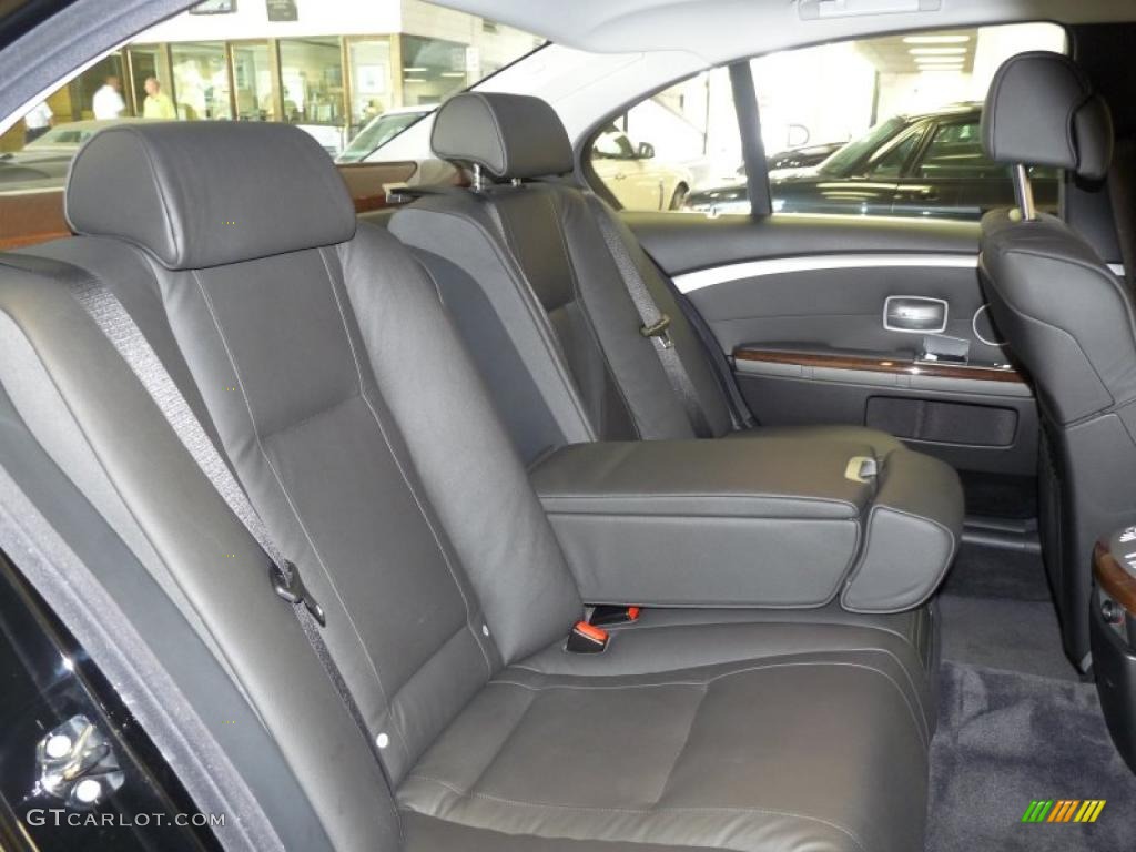 2008 7 Series 750i Sedan - Jet Black / Black photo #24