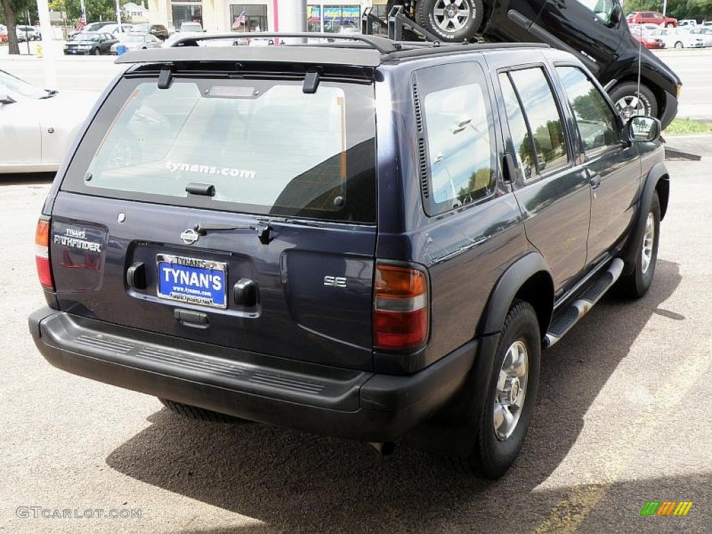 1997 Pathfinder SE 4x4 - Dark Blue Pearl / Beige photo #6