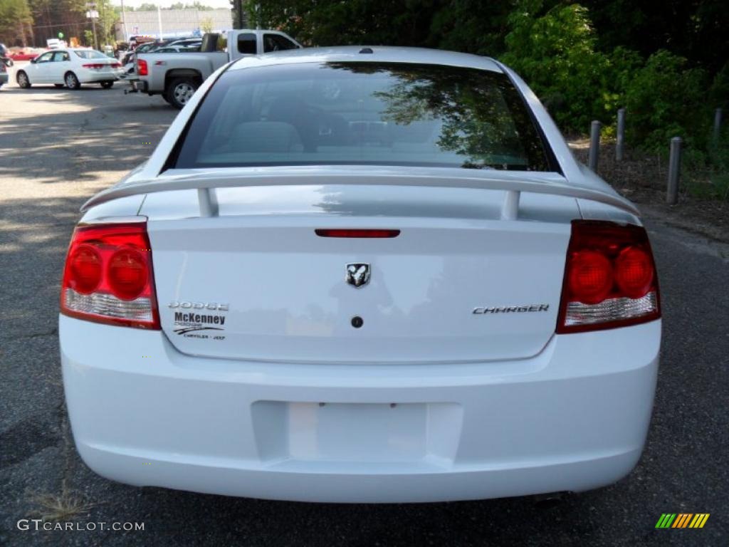 2010 Charger Rallye - Stone White / Dark Slate Gray/Light Slate Gray photo #3