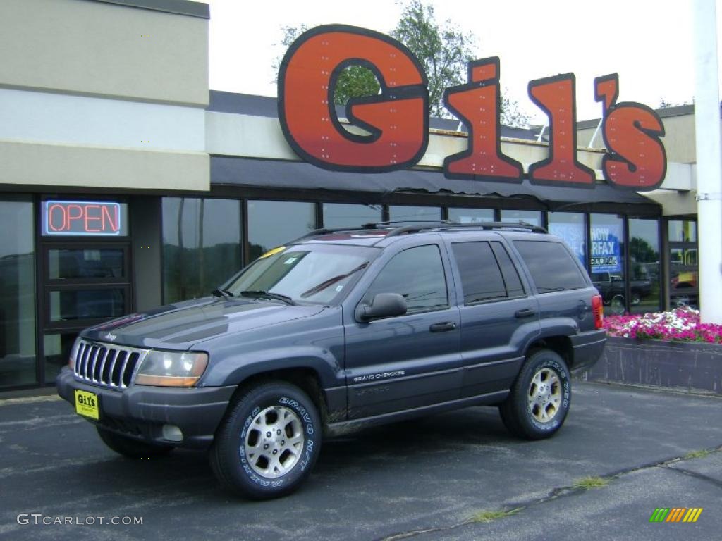 2001 Grand Cherokee Laredo 4x4 - Steel Blue Pearl / Agate photo #1