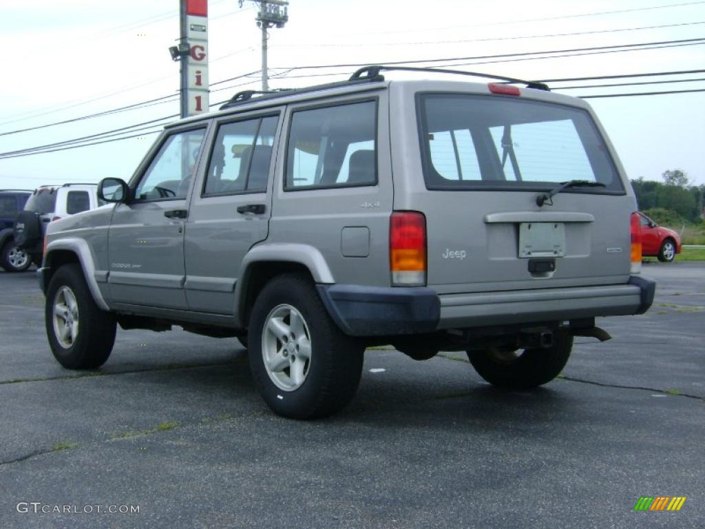 2001 Cherokee Sport 4x4 - Silverstone Metallic / Agate photo #5