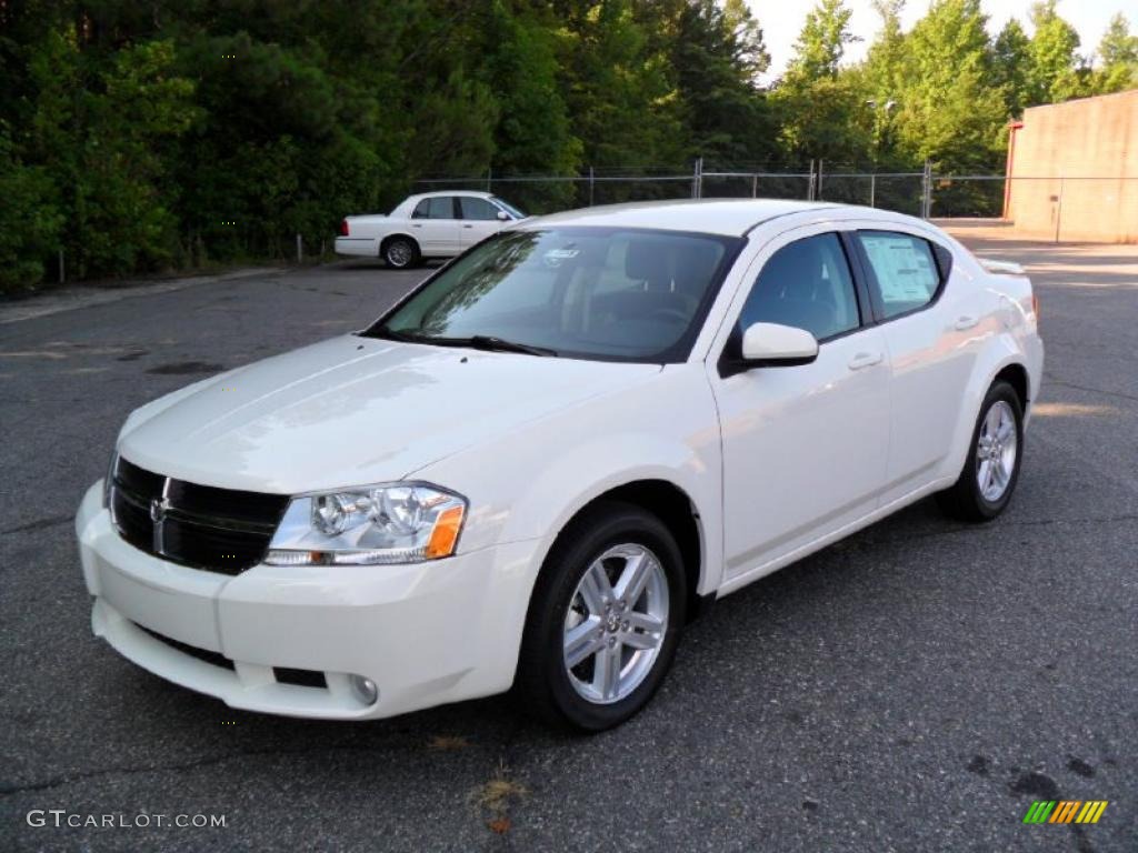 2010 Avenger R/T - Stone White / Dark Khaki/Light Graystone photo #1