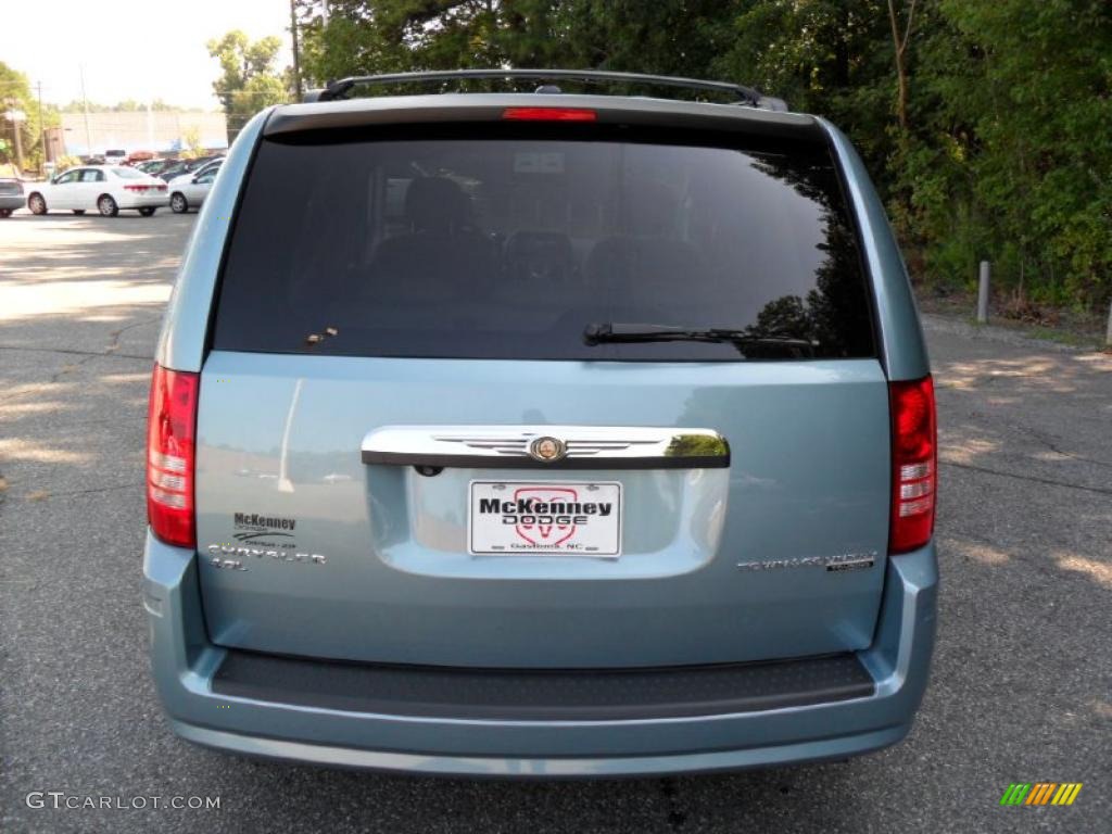 2010 Town & Country Touring - Clearwater Blue Pearl / Dark Slate Gray/Light Shale photo #3