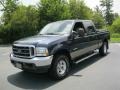 2004 Black Ford F250 Super Duty Lariat Crew Cab 4x4  photo #21