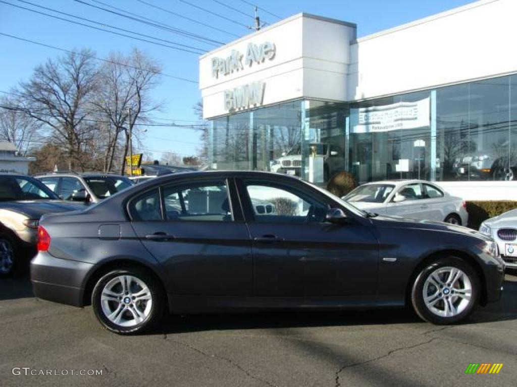 2008 3 Series 328xi Sedan - Sparkling Graphite Metallic / Black photo #1