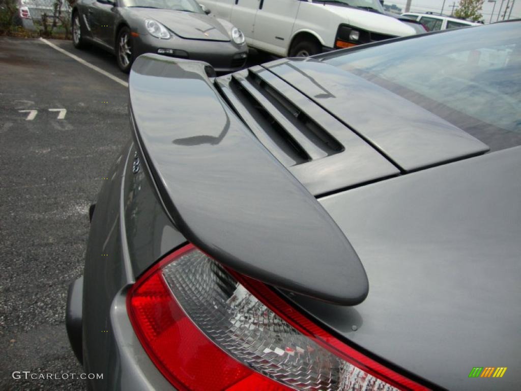 2007 911 Turbo Coupe - Meteor Grey Metallic / Black photo #21