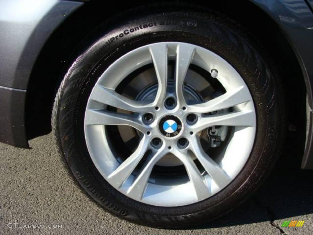 2008 3 Series 328xi Sedan - Sparkling Graphite Metallic / Black photo #23
