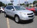 2010 Silver Ice Metallic Chevrolet Traverse LT AWD  photo #3